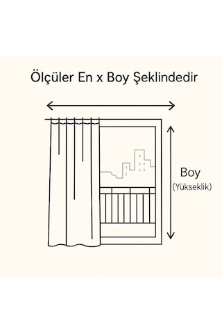 Gencer Home Balkon Perdesi Kuş Gözü Ölçü Seçenekli Düz Koyu Gri Gri
