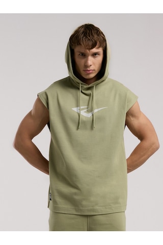 Everlast Ever Classics Oversize Yeşil Erkek Kolsuz Sweatshirt Yeşil