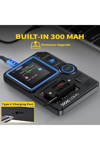 Fochsia Fnırsı Lcr-p1 Transistör Test Cihazı Kondansatör Direnç Diyot Transistör Testi Batarya Usb