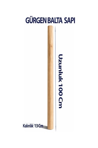 Gürgen Kazma 100 Cm Uzunluk 13 Cm Kalınlık 1 Adet