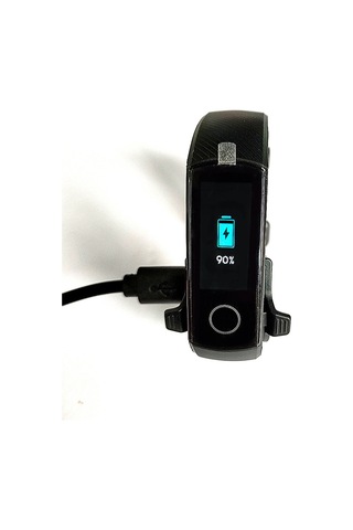 Honmex Honor Band 3/4/5 İçin Siyah Şarj Üstü, 60cm Kablolu, Aşırı Akım/voltaž Koruma, Hızlı Ve Güvenli Şarj