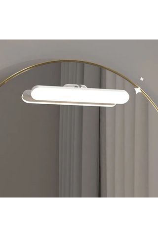 Buffer Dokunmatik Usb İle Şarj Olabilen 27 Cm Led Aydınlatma Makyaj Aynası Beyaz