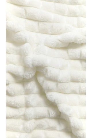 Merinos Modern Line 3 Parça Yatak Örtüsü - Ekru Beyaz