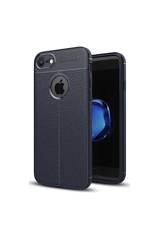 Apple Uyumlu iPhone 7 Kilif Esnek Deri Görünümlü Silikon 407864898