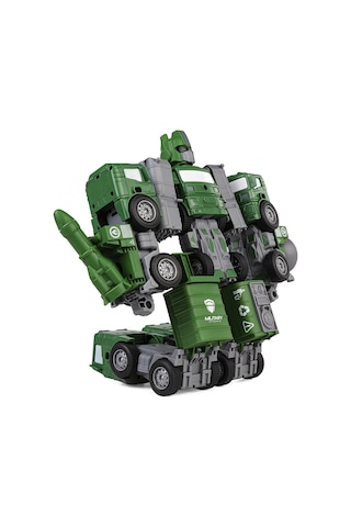 Can Oyuncak Ufo Transformers - Yeşil Standart