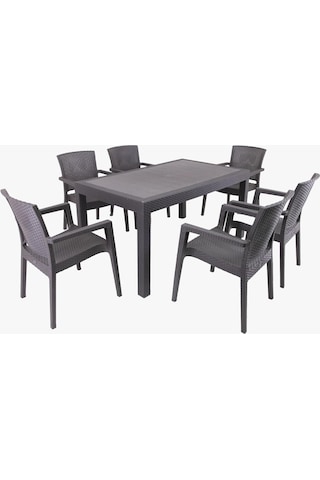 Tr Mandella Show Rattan 90 X 150 Masa Takımı Diğer