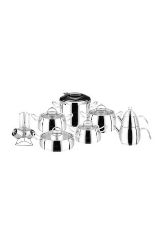 Karaca Yeni Zeyna İndüksiyon Tabanlı 17 Parça Çelik Çeyiz Seti