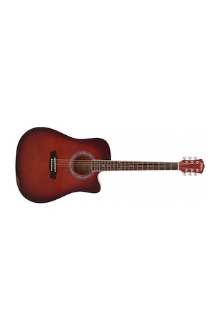 Washburn WA90C Red Burst Akustik Gitar
