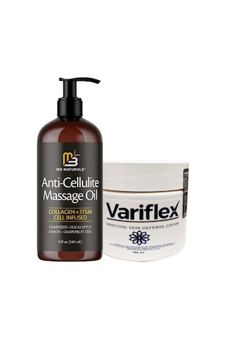 Anti-cellulite Selülitlere Son Anti-selülit Masaj Yağı 240 Ml + Variflex Varis Karşıtı Kremi 150 Ml