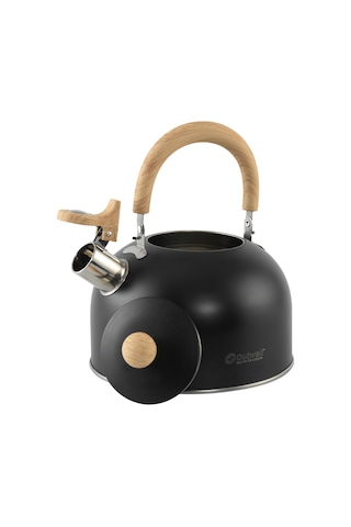 Outwell Tea Break Kettle Lux 1.8 Litre M Black Düdüklü Çaydanlık Demlik Siyah