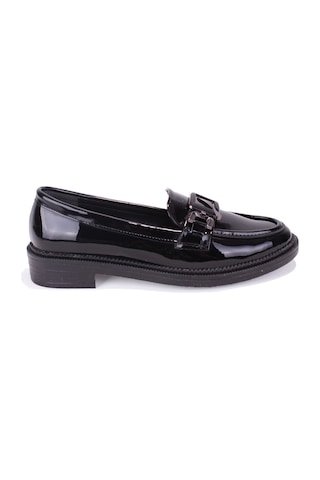 Dagoster Dza07-863701 Siyah Rugan Günlük Loafer Kadın Ayakkabı