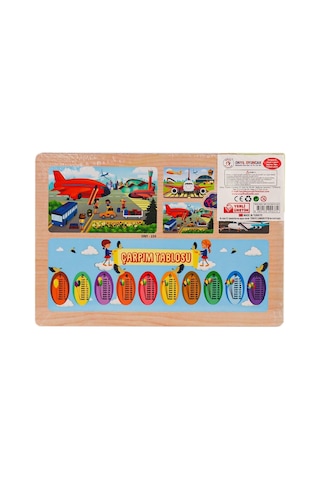 Ony-233-234-235-236 Ahşap Eğitici Puzzle Haalanı -onyıl Oyuncak