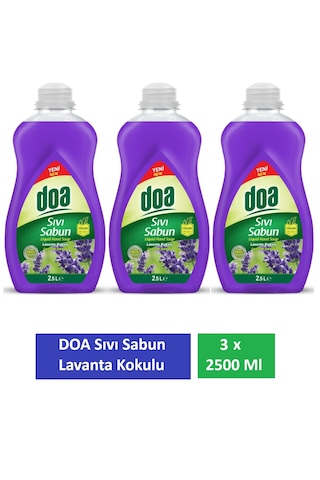 Doa Sıvı Sabun Lavanta 2,5 Lt X 3 Adet