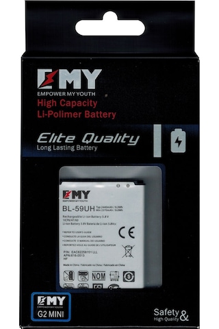 Lg G2 Mini Uyumlu Emy Batarya Bl-59uh