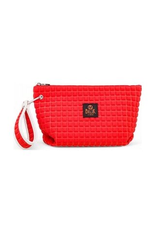 Bilik Deri Scuba Kiremit Kadın Portföy & Clutch Çanta Yeliz Kiremit