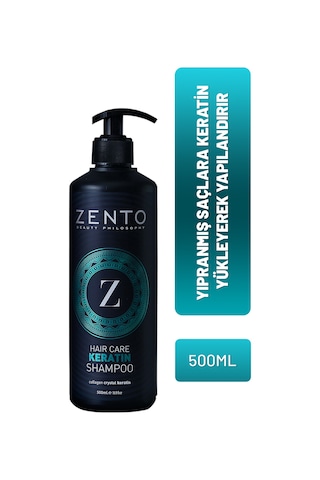 Zento Hair Care Keratin Bakım Şampuanı 500 ML Zento Hair Care Keratin Bakım Şampuanı 500 ML