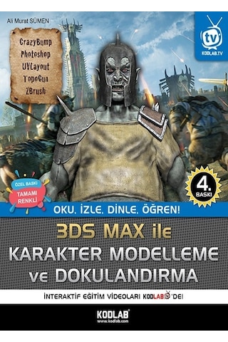 3d Studıo Max İle Karakter Modelleme Renkli
