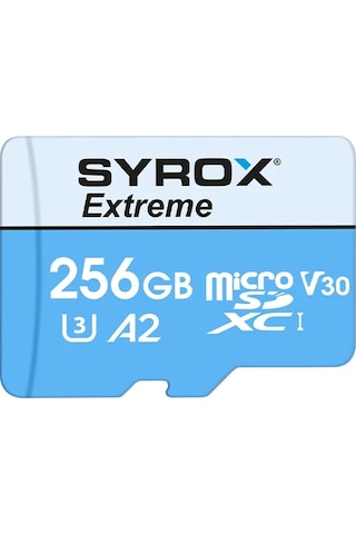 Syrox MC256 Class 10 256 GB Micro SD Hafıza Kartı