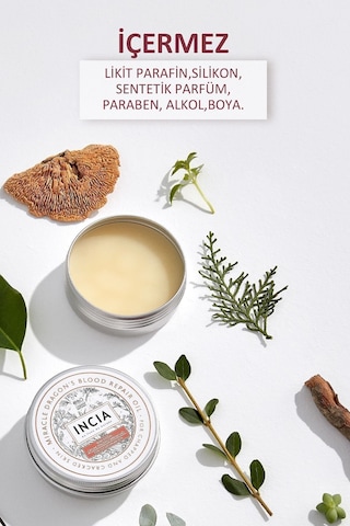 INCIA %100 Doğal Çatlak Önleyici Yağ Tüm Cilt Çatlakları İçin Organik Dirsek Topuk Vegan 50 ML