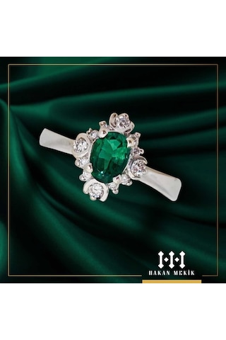 Hakan Mekik Jewelry Dream Serisi Pırlanta Zümrüt Yüzük (485596392)