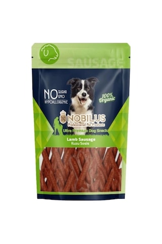 Nobılus Kuzu Sosis Köpek Ödül Maması 80g
