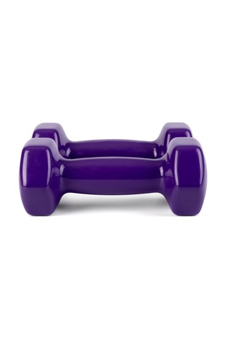 Gymo Hex Shape Vinil Dambıl 2x2kg Mor