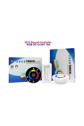 Rgb Led Dokunmatik (Touch) Rf Kumanda+Kontrol Paneli 12V-24V-18A