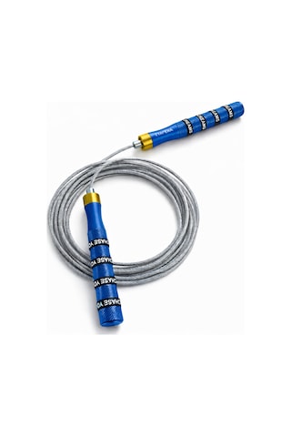 Evapera Profesyonel Speed Rope Atlama İpi Rulmanlı Bilyalı Hızlı Dönüş Fitness Crossfit & Boks İpi Mavi