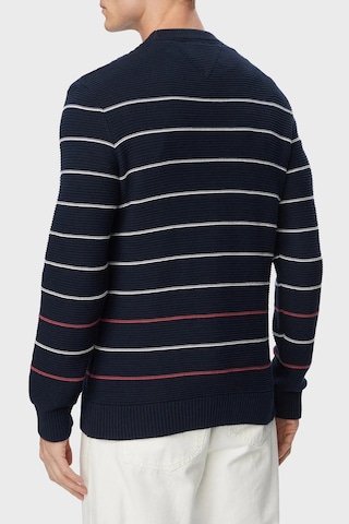 Tommy Jeans Pamuklu Regular Fit Çizgili Bisiklet Yaka Kazak Erkek Kazak Dm0dm23384 C1g Lacivert