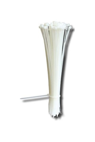 Çetsan 4.8X200 Beyaz Kablo Bağı Plastik Cırt-100 Adet