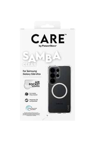 Care By Panzerglass Samba Qi Samsung Uyumlu Galaxy S26 Ultra Şeffaf-beyaz Kılıf