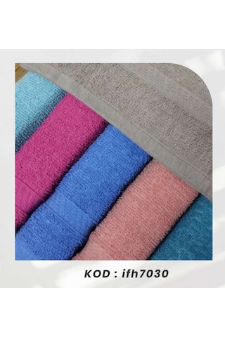 Bilmar El Ve Yüz Bordür Havlusu Ekonomik 40 X 80 Cm X 12 Adet Çok Renkli
