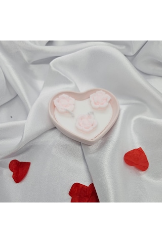 Soya Wax Doğal Kalp Mum Gizli Mesajlı Sevgililer Gününe Özel