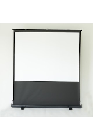 Dualtech 200x150 100" Manuel Gergili Floor Up Projeksiyon Perdesi 4k Ultra Hd Sinema Perdesi