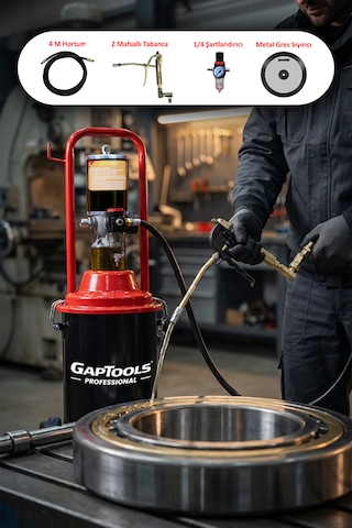 Gaptools Havalı Gres Pompası 12lt