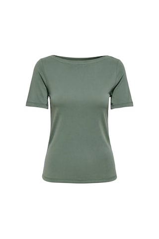 Only Kadın Kayık Yaka Yeşil T-shirt - 15367559 Yeşil