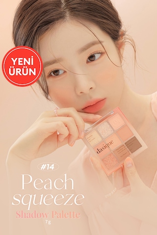 Dasique Mat Ve Işıltılı Renk Seçenekleri Sunan Far Paleti Shadow Palette 14 Peach Squeeze 14 Peach Squeeze