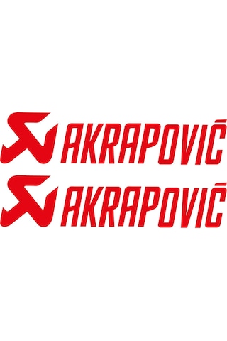 Cf Moto 450sr Akrapovic Orta Şase Tasarım Motosiklet Sticker Etiket Modeli Kırmızı