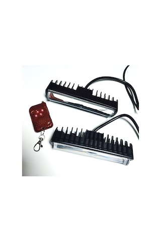 Çakar Lamba Mercekli Kırmızı-kırmızı Kumandalı 11 Mod