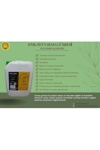%100 Organik Hmk Sıvı Yarasa Gübresi 20 Litre (Konsantre)
