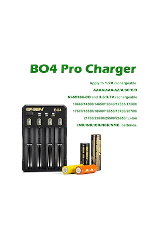Basen Bo-4 Pro Li-ion / Ni-cd / Ni-mh Pil Şarj Aleti