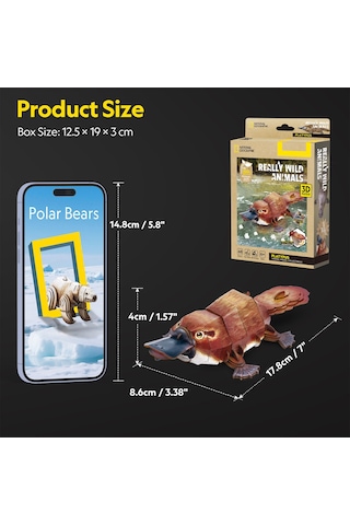 National Geographic - Ornitorenk 3d Puzzle Ds1184h