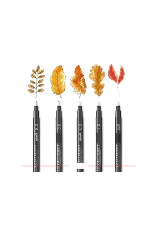 Suya Dayanıklı 0.3 Mm Fineliner Kalem, Siyah