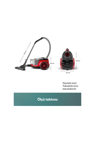 Homend Dustroyer 1255H Yatay Süpürge