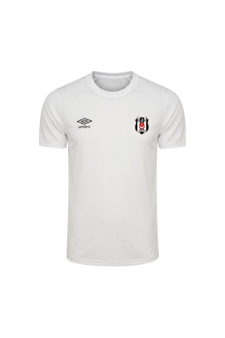 Beşiktaş Umbro Beşiktaş Antrenman Beyaz Pamuklu T-shirt
