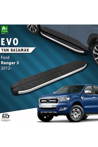 S-dizayn Ford Ranger 3 Evo Krom Yan Basamak 203 Cm 2012 Üzeri