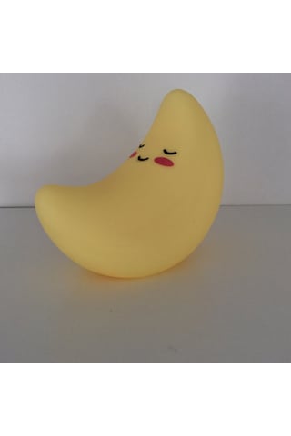 Ay Figürlü Gece Lambası Sarı Çok Renkli