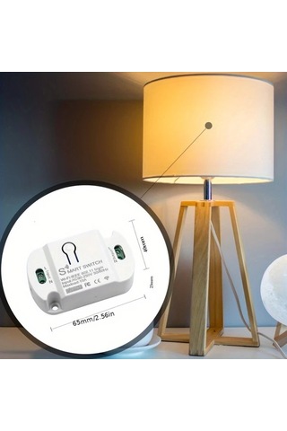 16a Wifi Akıllı Anahtar, 10a / 16a Kablosuz Uzaktan Kumanda İle Dweet Akıllı Yaşam Uygulaması Ve Alexa Google Ev