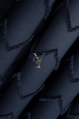 Jakar Kesme Fon Perde Ezgi V-6009 Lacivert Lacivert