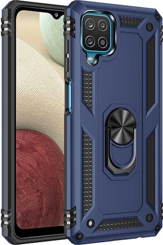 Samsung Uyumlu Galaxy A12 Kilif Zirhli Standli Miknatisli Tank Kapak 482088334